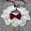 Pet Neckerchief Attractive Charming Cute Cats Dogs Bowknot Neckerchief with Bell