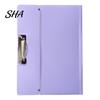 A3 File Organizer Folder for Size Paper, Document Holder with Metal Exam Paper Clip, Solid Color Clipboard Home School Office Supplies