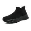 Summer 20252025 Large Size Mesh Shoes Breathable Fly-woven Socks Shoes One Pedal Lazy Shoes