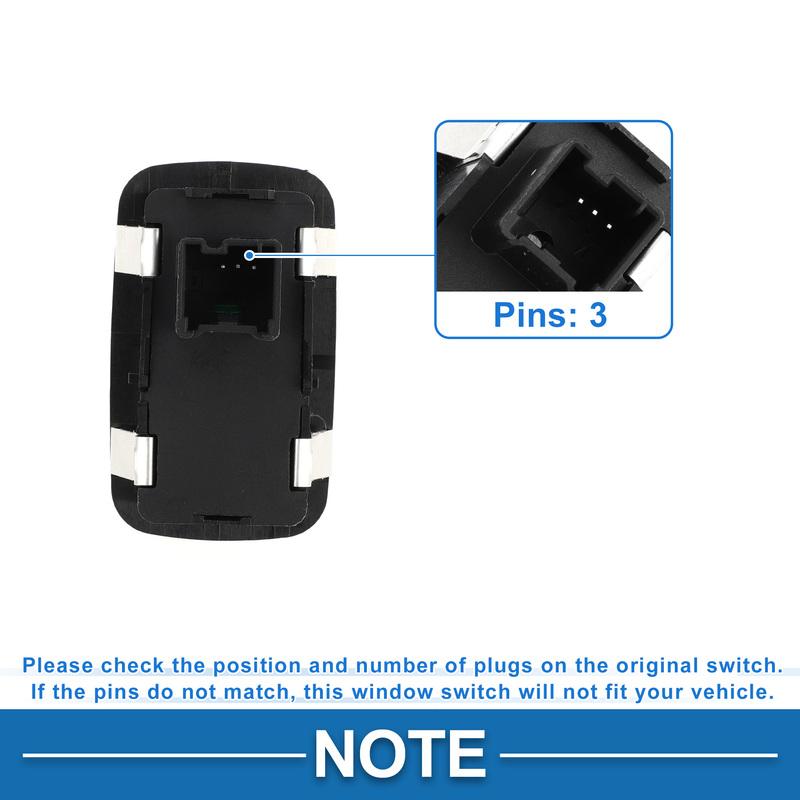 X Autohaux Rear Passenger Side Power Window Switch for Dodge Window Control Switch