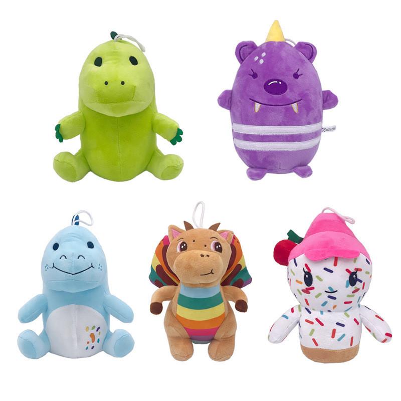 New Moriah Elizabeth Cross-border Dinosaur Plush Toy Puppet Customized Short Plush Animal Pp Cotton