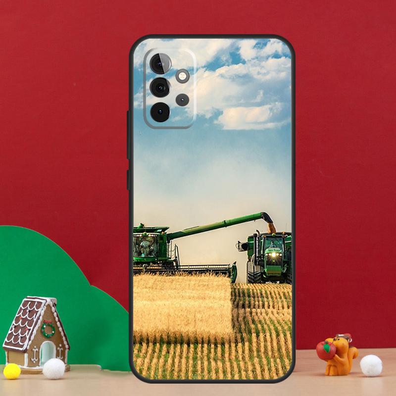 Фермерский трактор Чехол для Samsung Galaxy A54 A06 A16 A26 A36 A56 A53 A32 A52 A33 A13 A55 A35 A15 A14 A34 A17