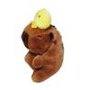 Cute Toy Simulation Capybara Pendant Cartoon Capybara Fluffty Animal Doll  Birthday Gift