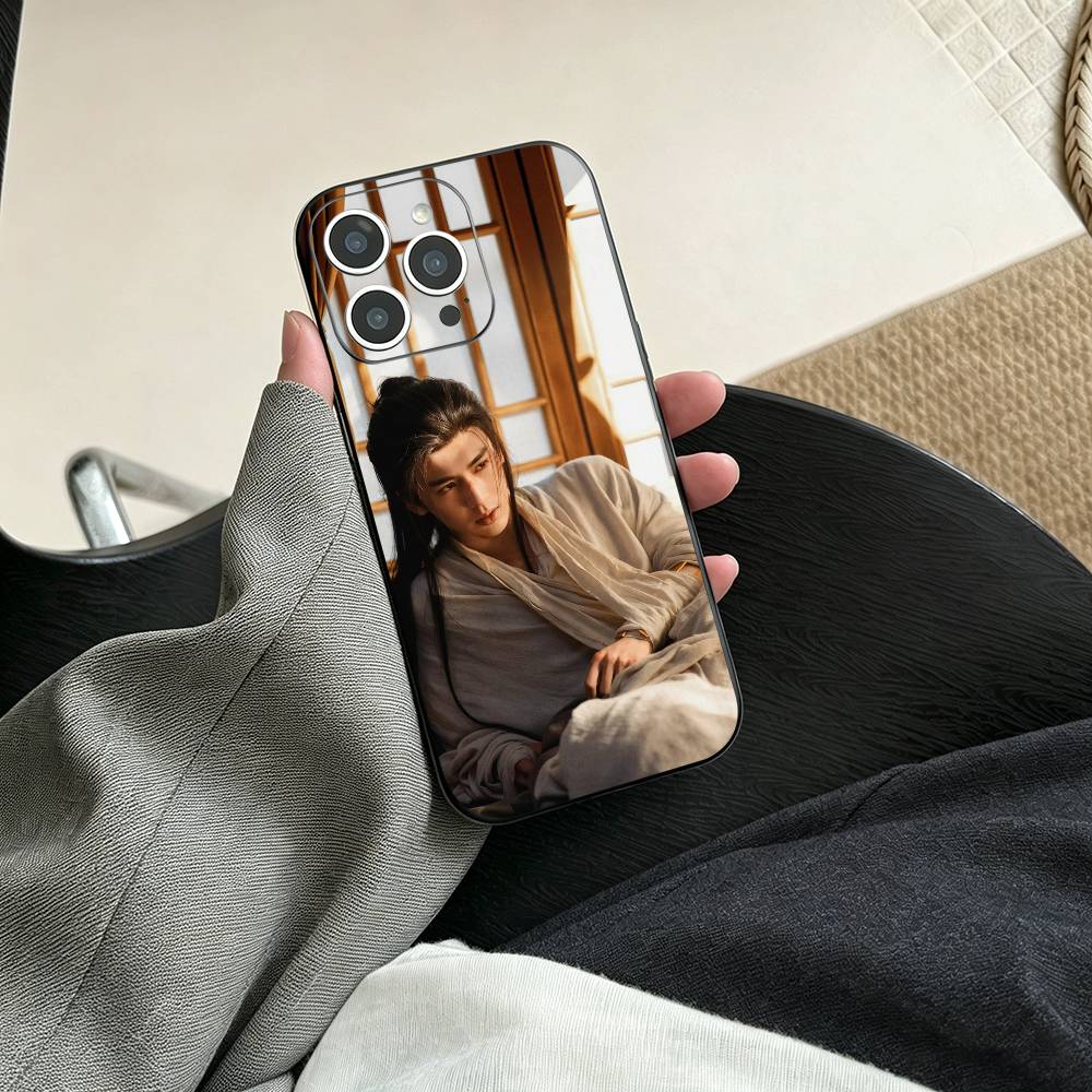 Сериал Погоня за нефритом-Чжан Линхэ Чехол для телефона для iPhone 17, 16, 15, 14, 13, 12, 11 Plus, Pro Max, Другие Мягкий черный чехол