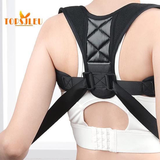 Лента-застежка для корректора осанки спины - регулируемая, пояс для коррекции горбатости, удобный пояс для поддержки спины для женщин и мужчин