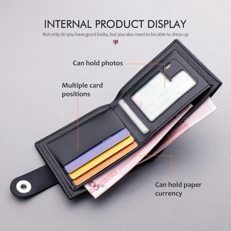 Men Short Leather Credit ID Card Holder Wallet Purse Clutch For BMW E90 E60 E46 E39 F30 F10 E87 X3 X4 X5 X1 G30 G20 nlxk36