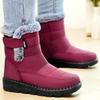 Large Size Winter Snow Boots Men's and Women's Same Velvet Thickened Cotton Boots Temu Heightening Platform Cotton Shoes