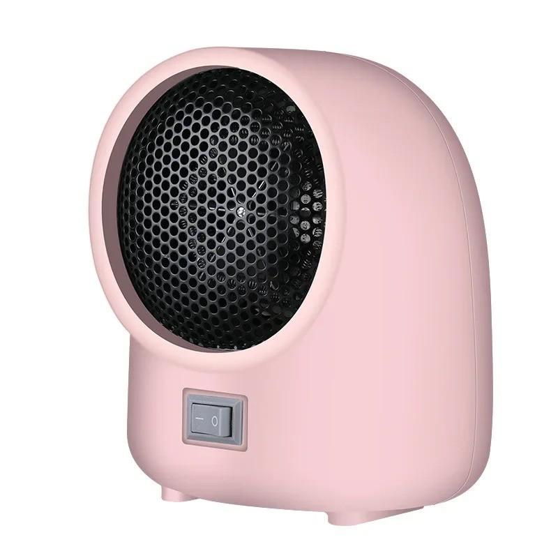 500W Portable Desktop Heater Mini Small Silent Electric Heating Fan Household Dormitory Office Hot Air Blower