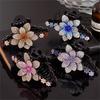 Заколка для волос Элегантные заколки для волос Коготь Головка Зажим Головка Аксессуары Простой Цветок