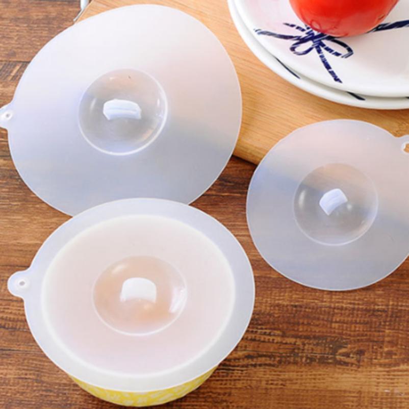 Mug Suction Cap Airtight Silicone Leakproof Coffee Seal Kitchen Cup Cover Transparent Silicone Non-toxic Glass Ceramic Cup Lid Drinkware Accessories
