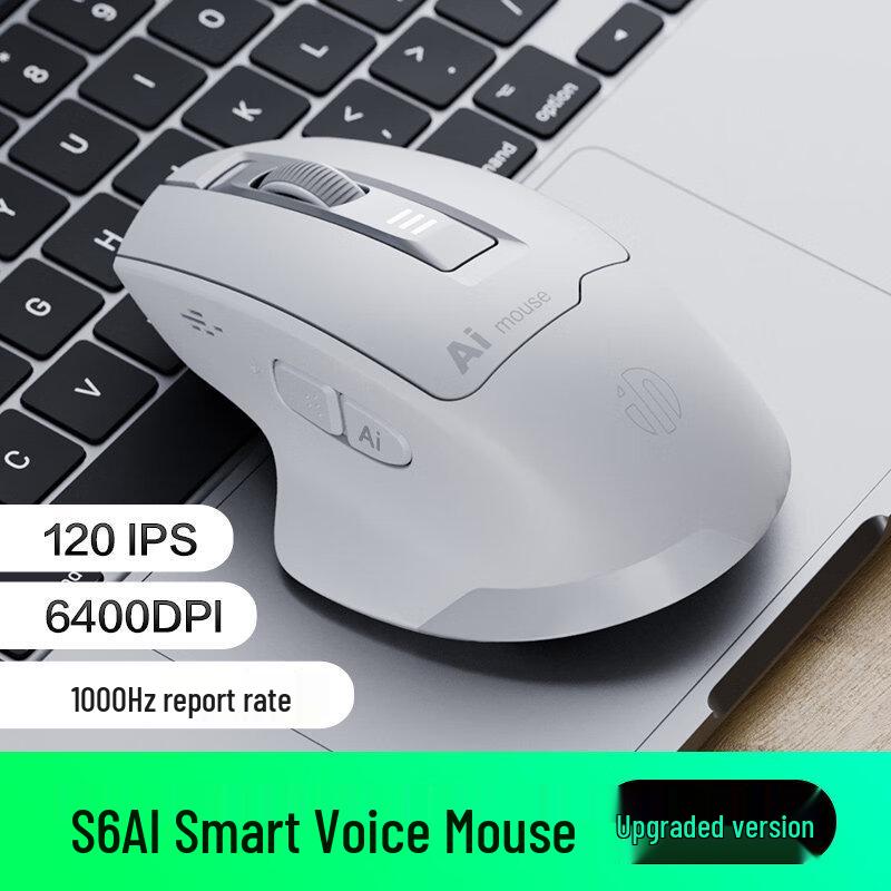 INPHIC S6V2 AI Smart Dual-Mode Wireless Voice Mouse