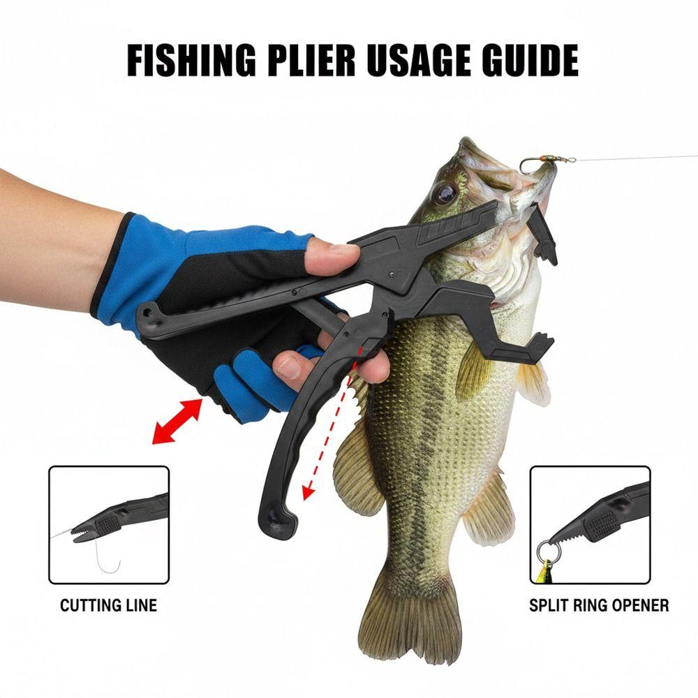 Glass Fiber Fishing Pliers Portable Fish Gripper Accessories Fishing Accessories  Fish Lip Grip