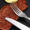 Утолщенный набор из нержавеющей стали, нож и ложка, столовые приборы, ресторанный стейк, нож для отеля, ложка, практичный, благородный, прочный