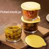 Glass Food Storage Jar with Lid for Pickles and Cold Storage of Vegetables