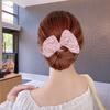 3Pcs Bun Print Hair Band Multicolor Ponytail Holder Hair Accessories Headband Curler  Girl