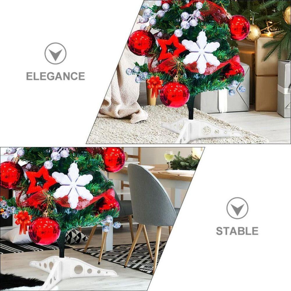 Detachable Xmas Tree Holder Reliable Triangle Christmas Tree Stand Legs