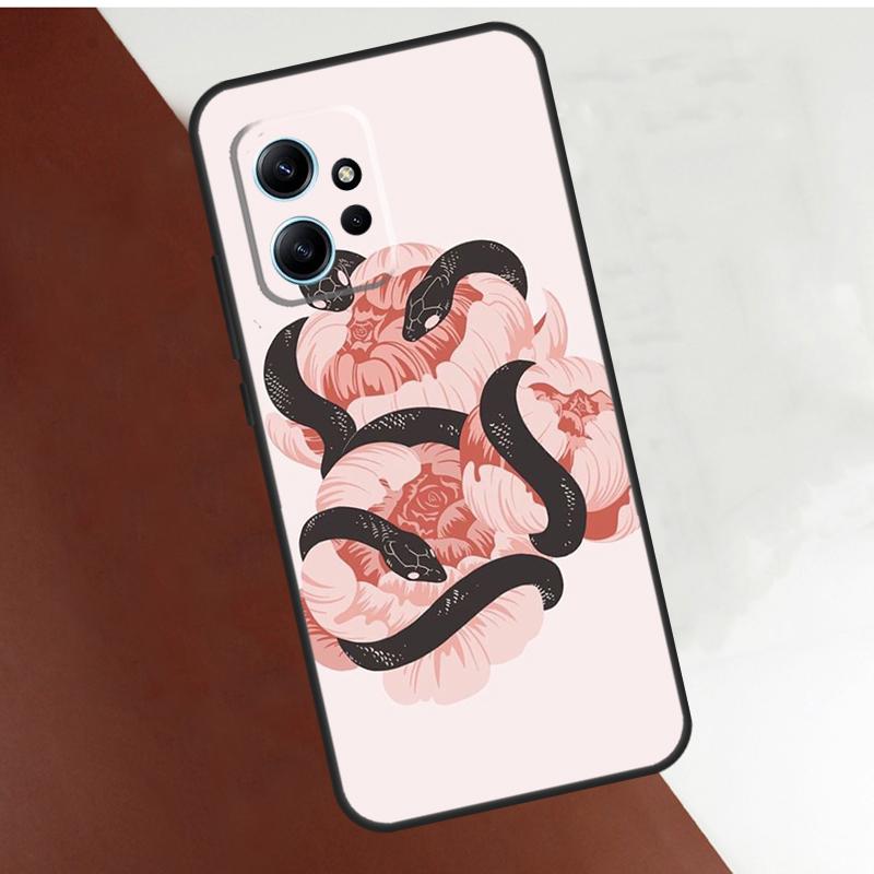 Чехол 'Цветок змеи' для Xiaomi Redmi Note 14 10 11 12 13 15 Pro Plus Чехол для Redmi 15 14C 10C 12C 13C 15C