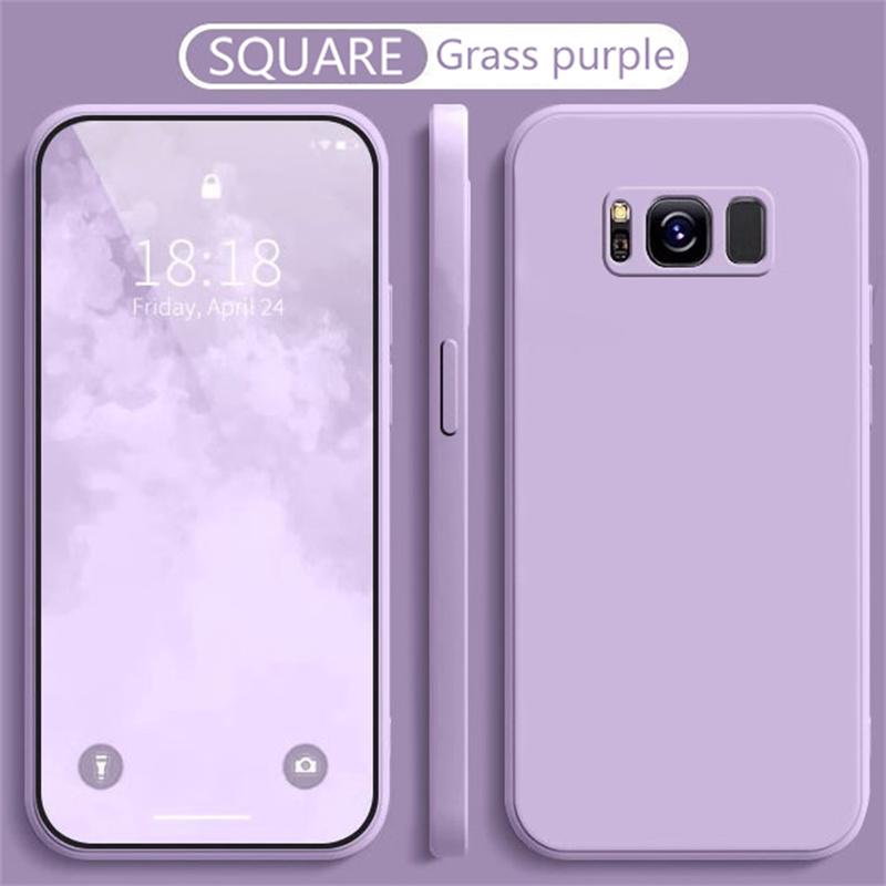 Жидкий силиконовый чехол для телефона Samsung Galaxy S8 S9 S10 Plus Мягкая защитная от ударов задняя крышка с защитой камеры Samsung 8Plus