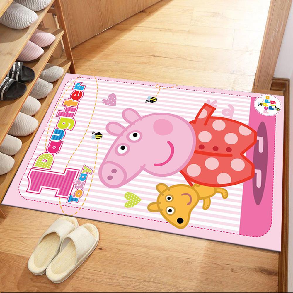 Peppa Pig And Friends Square rugs are a great choice for living rooms, bedrooms, home décor, and as gifts.