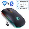 Wireless Mouse Bluetooth Mouse Wireless Computer Mouse Rgb Rechargeable Ergonomic Led Backlit Mause Silent Mice For Laptop Pc