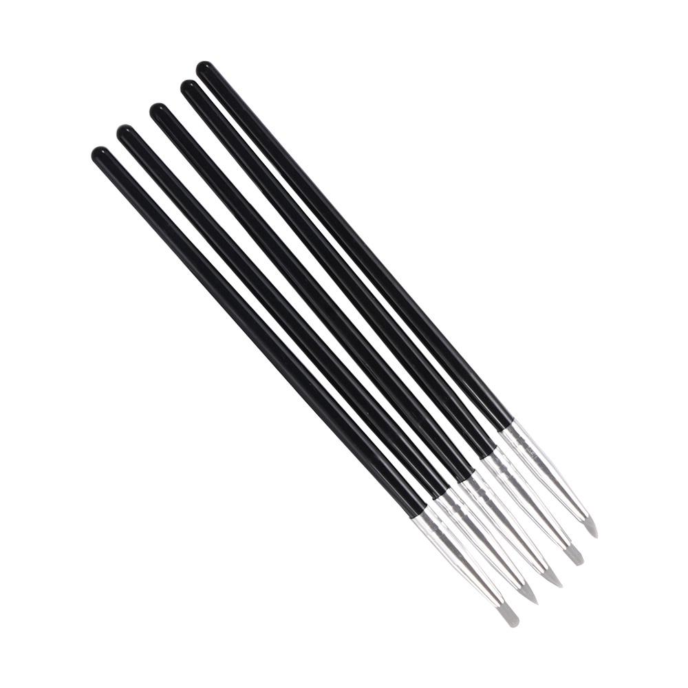 Мягкие силиконовые профессиональные фарфоровые инструменты для ухода за зубами, щетки-ручки из смолы для придания формы зубам