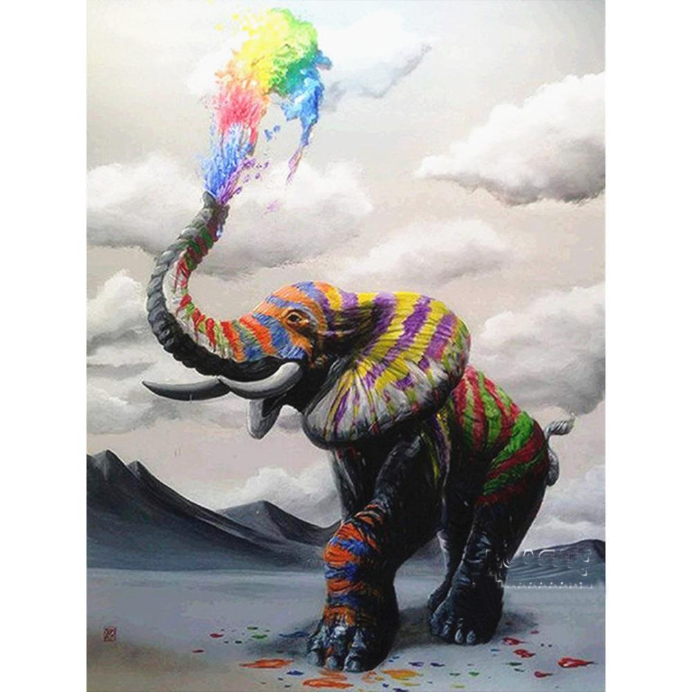 Набор для алмазной живописи Здание Пейзаж Гора 5D DIY Алмазная вышивка Крестом Волк Животные Стразы Бабочка Эльфы Мозаика Декор для дома