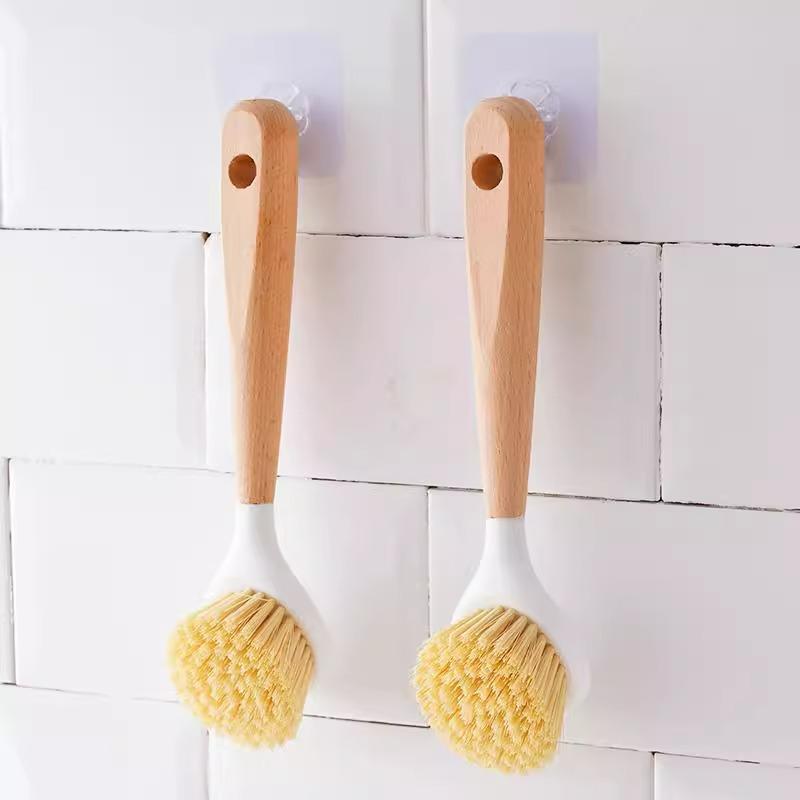 Щетка для кастрюль, Специально для кухни, Щетка с длинной ручкой, Щетка для мытья кастрюль, Щетка для кастрюли, С отверстиями, Для удаления накипи и масляных пятен, Не повреждает кастрюлю, Щетка для мытья посуды