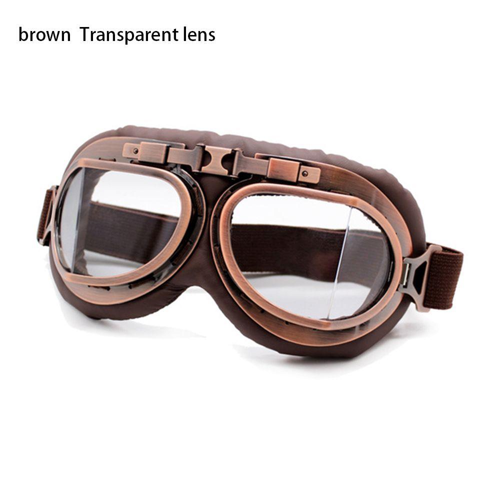 Frame Vintage Sunglasses Protective Gears Retro Goggles Pilot Motorcycle Glasses Cruiser Scooter