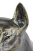 Bull Terrier, Bully I - dog statue, sitting dog for desk, decoration for the living room of a dog lover by Art-Dog