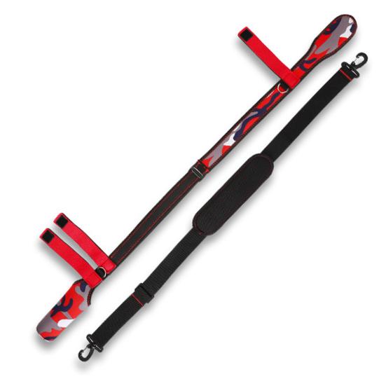 Fishing Rod Protector Shoulder Strap Adjustable Foldable Portable Anti-Collision Fishing Pole Tip Protective Sleeve Cover Case Fishing Accessories