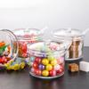 Transparent Acrylic Sugar Bowl With Spoon and Lid Condiment Container Seasoning Jar Restaurant
