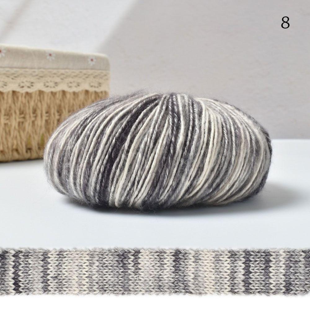 Крючок Линия Моток Пряжи Мягкая Хлопковая Пряжа Зимняя Градиентная Пряжа-Кейк для Одежды