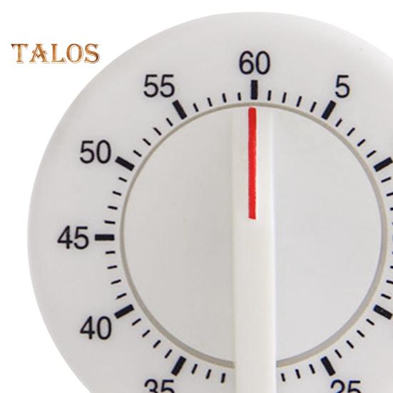 Cooking Timer Simple Operation Professional 2 Colors Chic Smooth Edges 60 Minutes Countdown Clock for Living Room