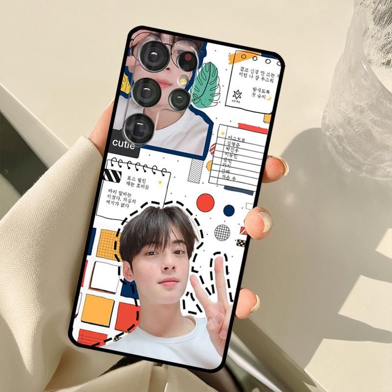 Ча Ын У Корейский актер певец Чехол Для Samsung Galaxy S22 Ultra S21 S20 S24 S25 Ultra S9 S10 Plus S23 FE S25 FE Задняя крышка