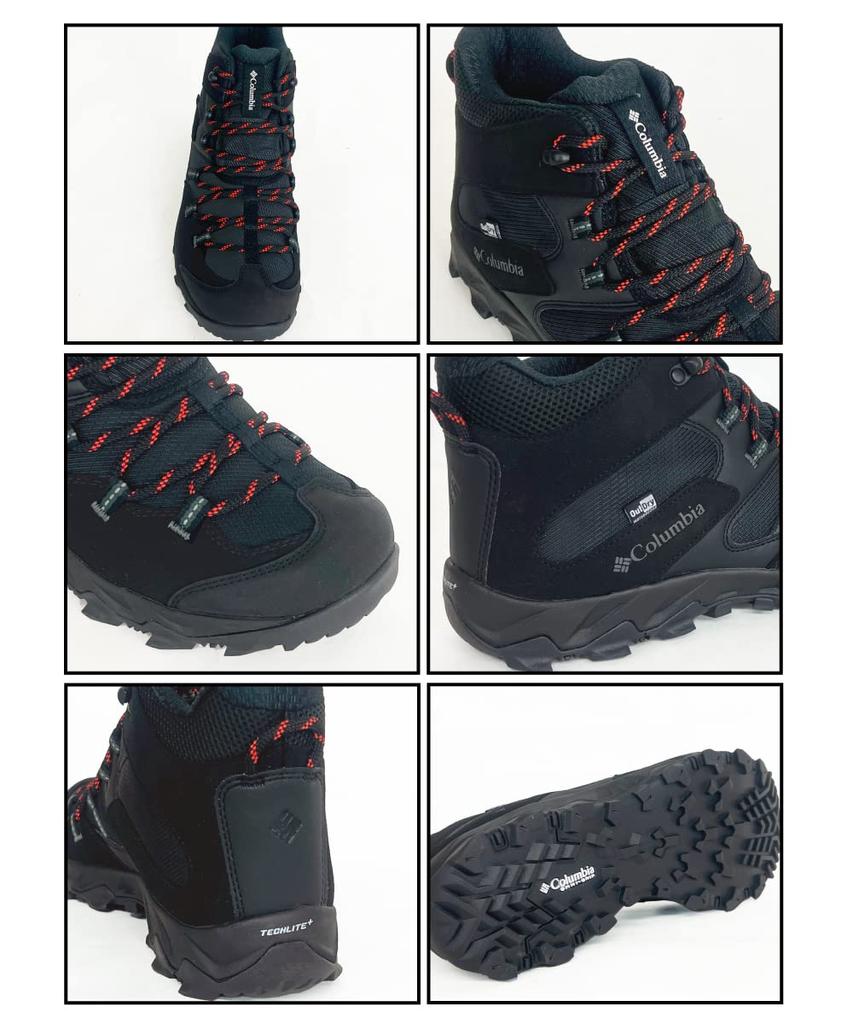 Columbia Sabre Five Mid OutDry Водонепроницаемые Кроссовки для Дождя YM8135 Горы (287 Лай, Красный, измерение_27_точка_0_сантиметров)