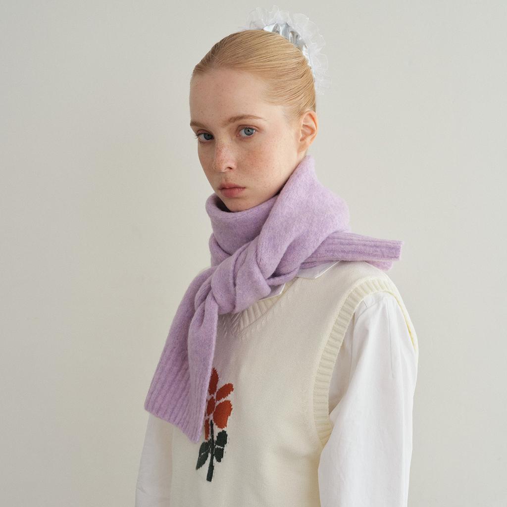 20*160Cm Luxury Wool Scarf Women Fashion Knitted Solid Color Winter Warm Scarves Shawls Pashmina Lady Wrap Bufanda