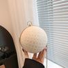 Dinner Personality Trend New 2025 European and American Fashion Diamond-encrusted Shoulder Bag Women's Messenger Chain Round Ball Small Round Bag