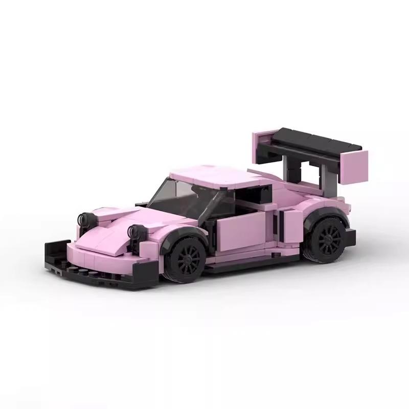 Compatible With Building Blocks MOC-128479 Pink Treasure Season 911 Assembled Small Particle Toy Gift For Men