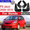 4 шт. задние брызговики для Honda Fit Jazz 2009 2010 2011 2012 2013, облицовка, брызговики, брызговики, защита автомобильных аксессуаров