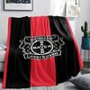 1pc Bayer 04 Leverkusen Print Flannel Blanket, High quality Comfortable for All Seasons, Home Decor, Warmth and Comfort, Perfect for Christmas Gifts14
