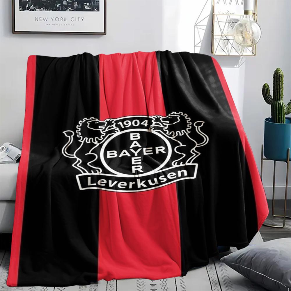 1pc Bayer 04 Leverkusen Print Flannel Blanket, High quality Comfortable for All Seasons, Home Decor, Warmth and Comfort, Perfect for Christmas Gifts14