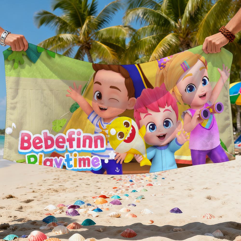 Towel Beach Cartoon B-BebefinnS-ES Bath Cute Quick-Drying Lightweight Portable Sauna Camping Swim Pool Travel