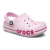 Crocs Bayaband Удобные и Универсальные Нескользящие Дышащие Детские Сандалии Розовые Детская Модель