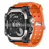 Силиконовый ремешок Apple Ultra: Совместимо с Frogman Half-Wrap Integrated iWatch, Apple Watch.