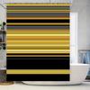Современный декор для ванной комнаты Занавеска для душа с золотыми полосками 3D-печать Водонепроницаемая ткань Настраиваемый размер для домашней ванной комнаты Де