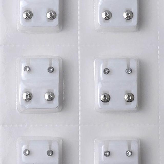 24 шт стальные хирургические серьги-гвоздики для пирсинга ушей для инструмента для пирсинга