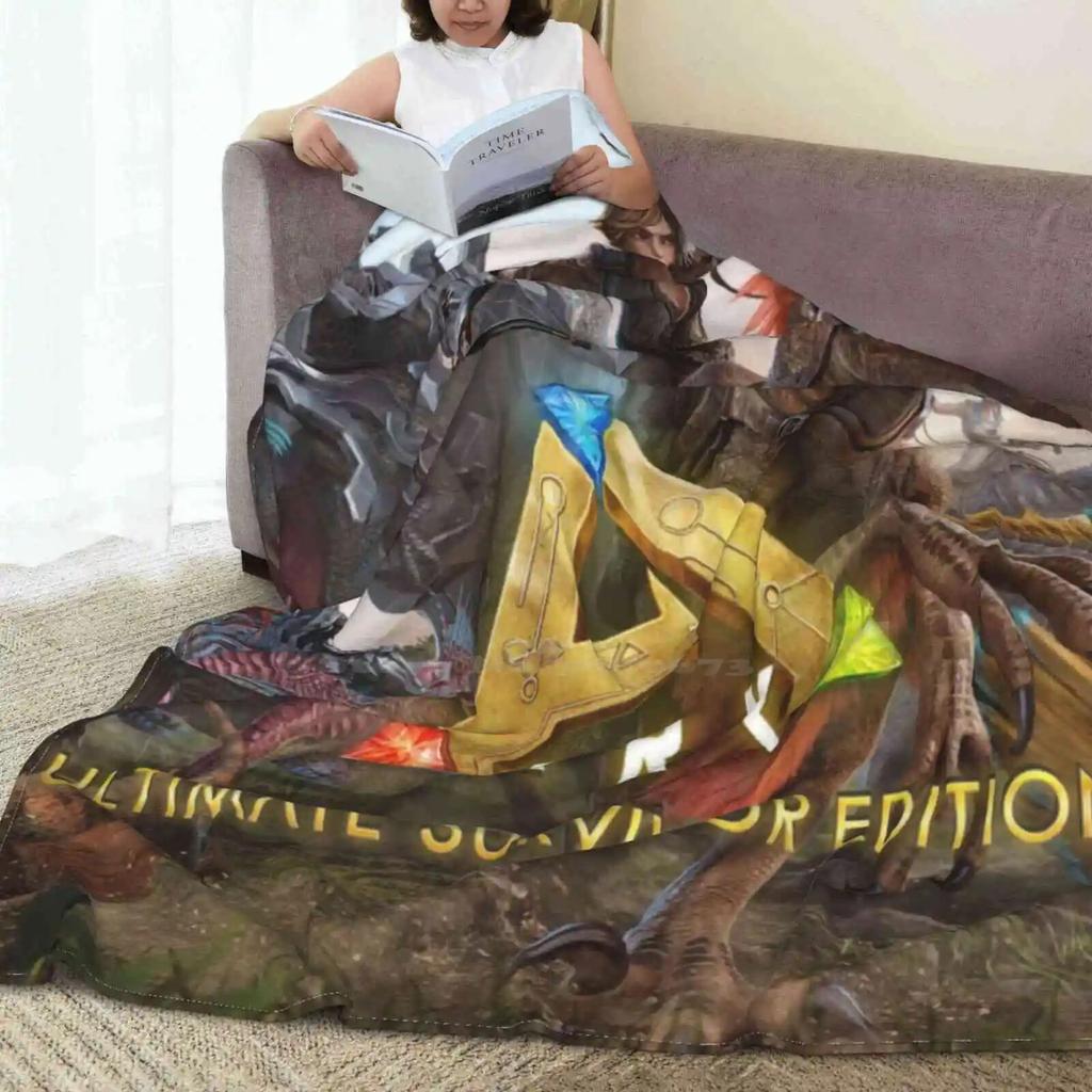 Ark Survival Evolved Ultimate Edition Four Seasons Comfortable Warm Soft Throw Blanket Ark Survival Evolved Gaming Dinosaurs