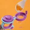 Silicone Baby Food Pacifier with Spoon Set Infant Food Vegetable Fruit Feeder Toddler Soft Spoons Kids Feeding Nipple Soother