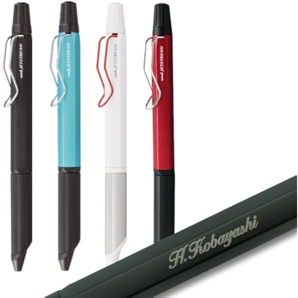 Jetstream EDGE3 Edge 3 Color Ballpoint Pen with Name Engraved 0.28mm Laser Engraved SXE3-2503-28 ...