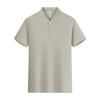 New Summer POLO Shirt Short-sleeved T-shirt Casual Versatile Simple Imitation Cotton Solid Color Lapels for Men and Women